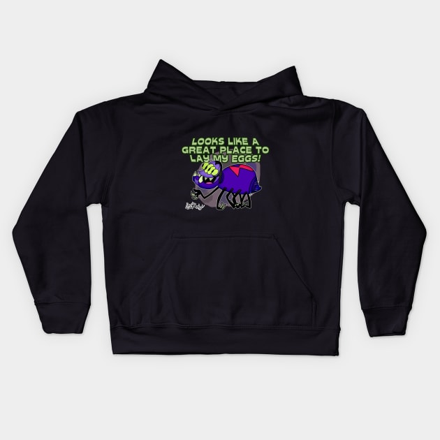 A Great Place to Lay My Eggs! Kids Hoodie by D.J. Berry